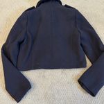 7 For All Mankind Navy Double-Breasted Jacket with Gold Buttons Photo 2