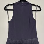 David Meister  Fringe Cocktail Dress Women’s Size 2 Navy Blue Gatsby 1920s Party Photo 4