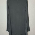 NWT European Culture Gray Stretch Scoop Neck Long Sleeves Tee Size XXL Photo 5