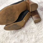 Steve Madden  notedd Faux Leather Peep Toe Block‎ heel Bootie black size 9 Photo 8