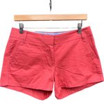 J.Crew Chino City Fit Shorts 3” Size 4 Salmon / Cranberry Photo 1