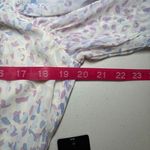 EXPRESS NWT Pastel Smocked Waist Tiered Ruffle Mini Dress Large Photo 7