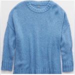 Aerie Women’s Sz L Lt Blue Big Sky Oversized Sweater Photo 2