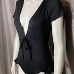 Avec Les Filles Black Sexy One Piece Swimsuit Photo 2