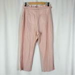 Ann Taylor Factory | Light Pink Linen Blend Pants L PETITE Photo 5