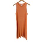 Athleta Santorini Thera Dress Cactus Peach Sleeveless Racerback Midi Size L Photo 3