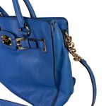 Michael Kors  Hamilton Leather Tote Purse Bag Heritage Blue Goldtone NWOT Photo 14