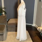 Women’s White Sleeveless Wedding Gown Zip Up with Sparkle Waist Size 3X NWOT White Photo 3