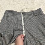Talbots  10 Houndstooth Signature Dress Pants Straight Leg White Black Blue EUC Photo 8