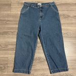 Cherokee  Boho Women's High Waist Mom Jeans Wide Leg Cropped Tapered Sz 16 32x23 Photo 3