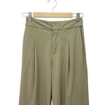 Athleta Pinnacle High Rise Wide Leg Trouser Olive Branch Size 2 EuroLuxe Travel Photo 6