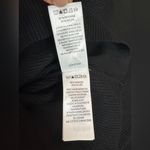 Camila Coelho Rayon Blend Minimal Clean Sweater Dress Black Knitted 3/4 Sleeve Photo 10