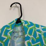 Icikuls Sun Shirt Womens Medium Blue Green 1/4 Zip Long Sleeve Hiking Golf UPF Photo 5