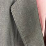 Anne Klein Womens Blazer Taupe Gray Lined Office Business Careerwear Work Size 4 Photo 2