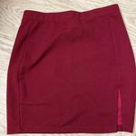 SheIn Burgundy mini skirt Photo 0