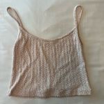 Brandy Melville Brandi Melville, pink floral tank top Photo 2