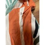 ZARA Bright multicolored striped relaxed fit womens button up blouse sz M Photo 6