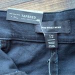 Who What Wear Womens Black Tapered Ankle Natural Waist Pants Sz 12 NWT Photo 7