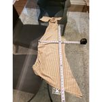 SheIn 2 Piece Halter Top & Pants Set Womens 6 Wide Leg Rib Knit Asymmetrical Hem Photo 6