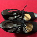 Audrey Brooke Heels Chic Black Lace-Up Women's Heels  9 1/2 like new Photo 4