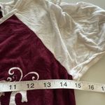 Waiting For My Cowboy Baseball Tee Women’s Size Small Red Photo 2