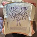 Lonely Ghost “this song reminds me of you” floral graphic print t shirt oversized Photo 2