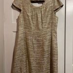 Kate Spade  • GOLD TINSEL STRIPE DRESS Photo 0