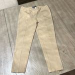 BCBG Maxazria Trouser Leggings Pants Slacks Skinny L Beige/Tan Photo 0