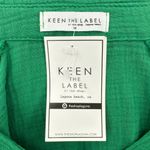 Keen The Label | NWT | M | Kelly Green Ciara Long Sleeve Collared V Photo 1