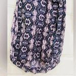 Charlie Jade  Womens Small Multi Color Print Long Sleeve V Neck Button Dress Photo 3