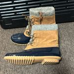 Sporto Stylish Tan and Blue  Boots size 8M Photo 1