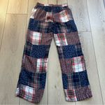 Aerie FLANNEL SKATER PAJAMA PANT PATCHWORK Size Small Photo 11