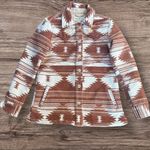 Idyllwind IDYLWIND Brown Cream Aztec Western Wool Blend Shirt Jacket Shacket XS Photo 2