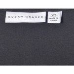 Susan Graver  Women’s Black Rouched V Neck Tank Top Sleeveless Sz XXS Photo 3