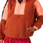 Free People  Lead the Pack Pullover Fleece Size Small NWOT Photo 0