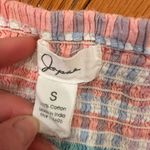 Japna  Plaid Button-Front Tiered Dress – Pastel Boho Cottagecore (Size S) Photo 1