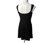 Urban Outfitters Genivieve Black Velvet Corset Mini Dress, Sz M Photo 9