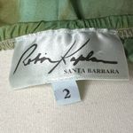 Robin Kaplan Midi Skirt Size 2 Green Silk Hand Dyed Boho Ethereal Forest Fairy Photo 12