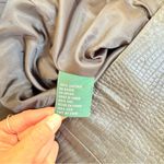 Ralph Lauren  Leather Snakeskin Embossed Textured Black Blazer Jacket Large Photo 3