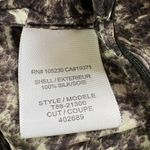 Joie  Womens Silk Surplice Faux Wrap Peplum Blouse Top Shirt Black Gray Small Photo 10