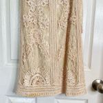 Sue Wong Vintage  Nocturne Ivory Cream Lace Sheath Dress Cocktail Party Size 4 Photo 4