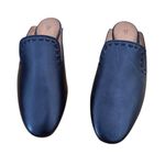 Frye  Gwen Pickstitch Leather Mule Slide Size 7.5 Black Photo 1