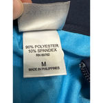 Natori Womens Track Jacket Blue Color Block Long Sleeve Activewear Zipper M Photo 7