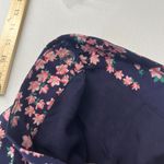 Draper James RSVP Wrap Skirt Womens Medium Blue Pink Floral Lined Ruffle Hem Photo 8