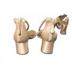 Badgley Mischka  Women's Satin Block Heel Sandals, 8.5 Photo 2