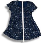 Allegra K  Woman Blue Dress XL Star Smocked Whimsigoth ACOTAR Celestial Fairy Photo 6