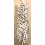 En Crême En Creme Striped Summer White/Blue Dress Photo 2