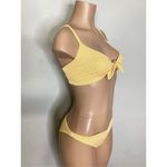 l*space New. SUNSHINE GOLD SUMMER LOVE PLAID BIKINI. D-top/M-bottom. Retails $198 Photo 4