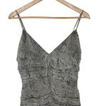 The East Order  Thomsene Ruched Snake Print Mini Dress Photo 3
