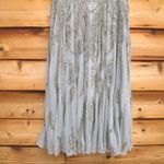 Mac Duggal 5434 Short Sleeve Beaded A-line Tea Length Dress Photo 9